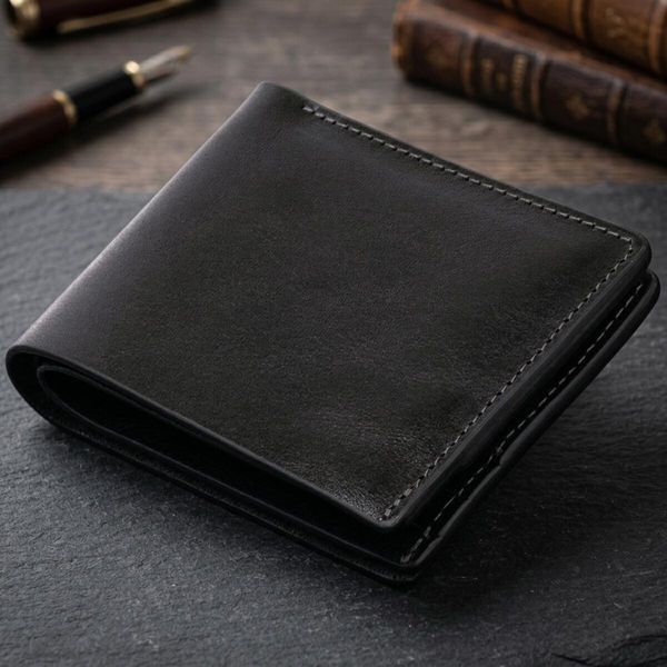 Портмоне вертикальне з круглим магнітом на два відділення GRANDE PELLE 11306 Чорне 11306 фото