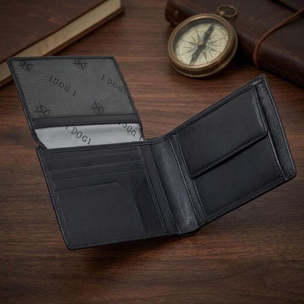 Чоловіче портмоне Tony Perotti з натуральної шкіри Cortina 5051 nero (90115) Чорне 90115 фото